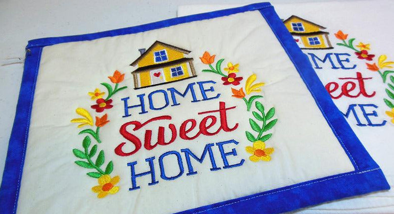 Home Sweet Home Towel & Potholder Set