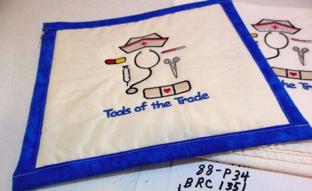 Nurse Tools Of The Trade Towel & Potholder Set
