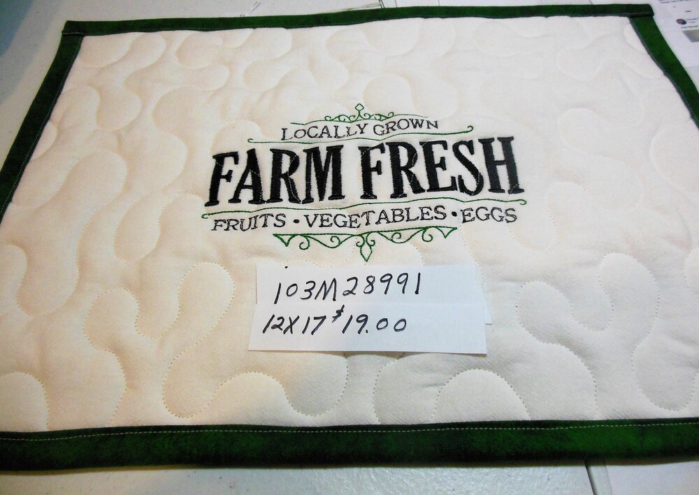 Farm Fresh Place Mat