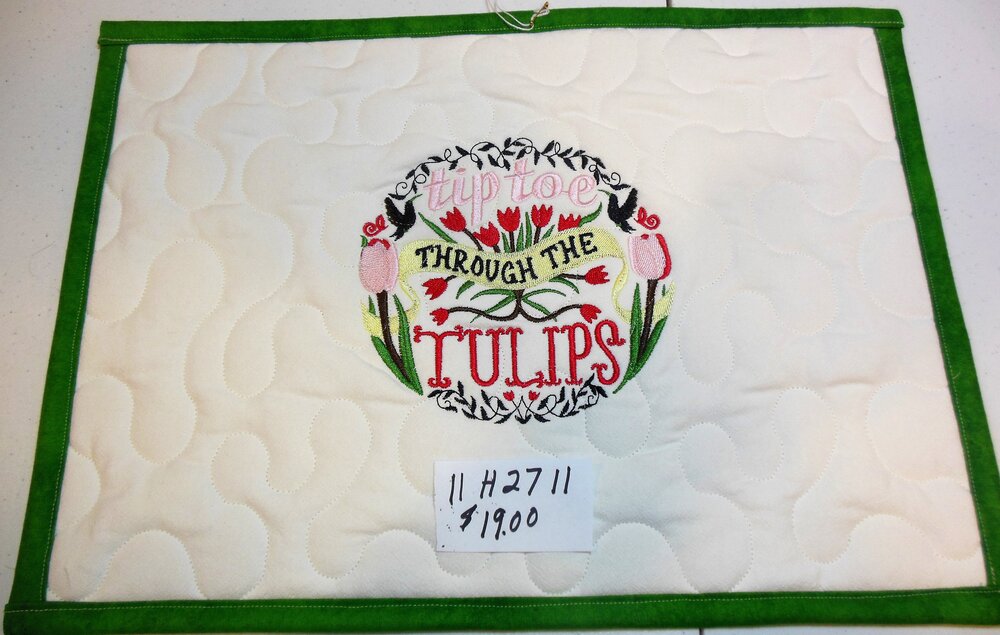 Tiptoe Tulips Place Mat