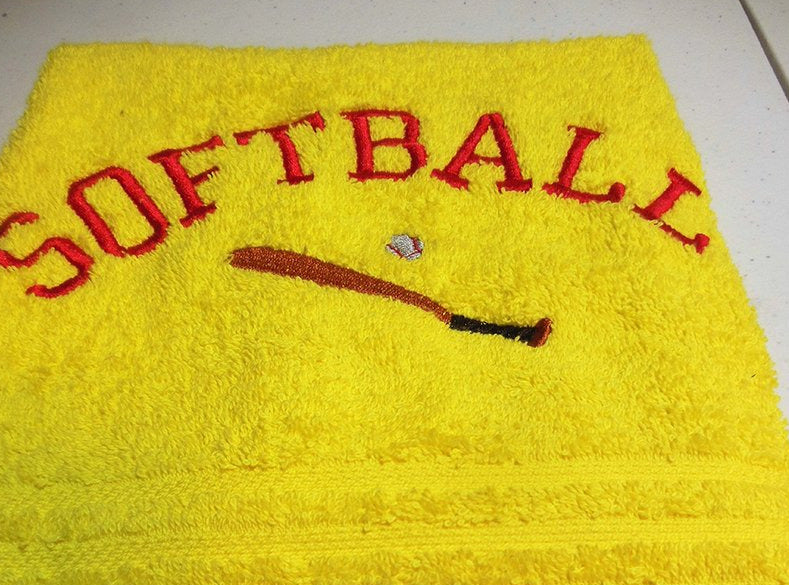 Softball Hand Towel