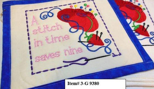 A Stitch in Time Towel & Potholder Set