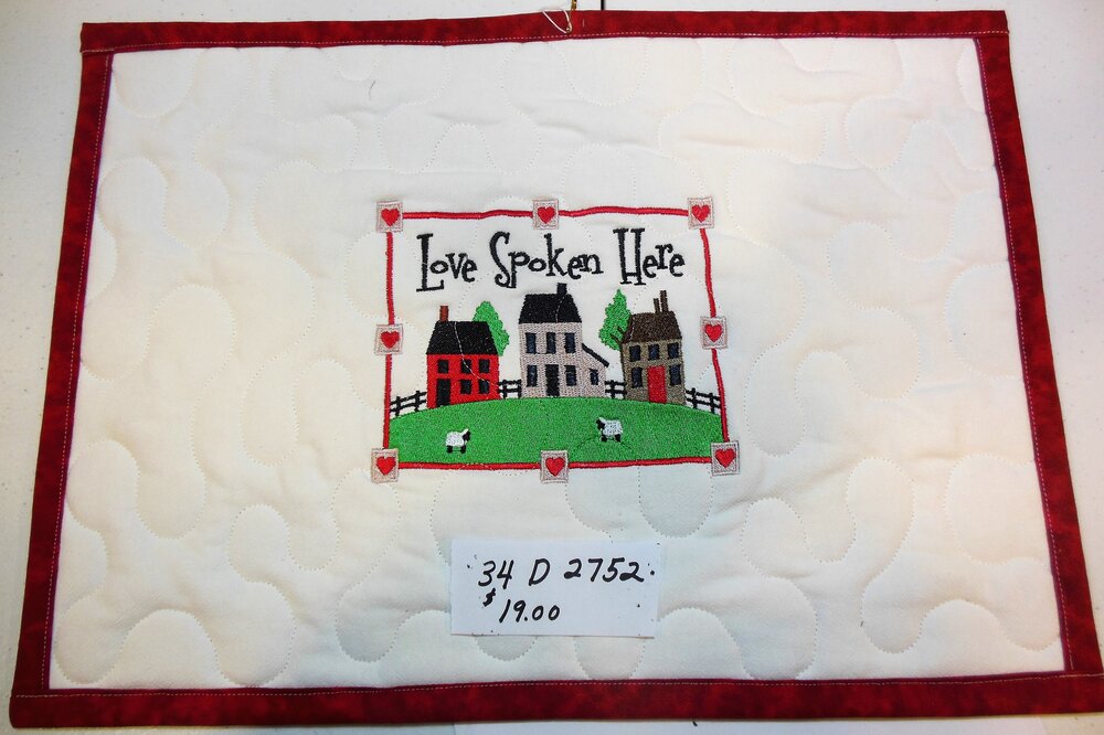 Love Spoken Here Place Mat