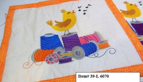 Bird andThread Towel & Potholder Set
