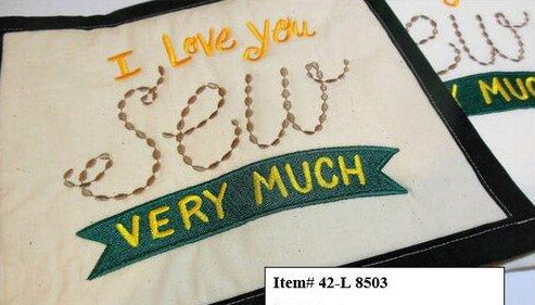 I Love You Sew Very Much Towel & Potholder Set