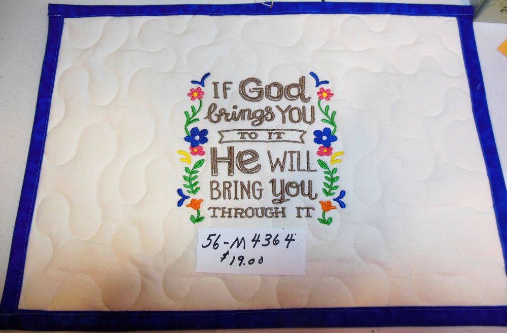 If God Brings You Place Mat