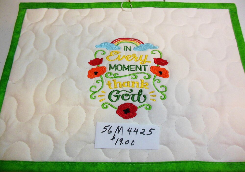 In Every Moment Thank God Place Mat