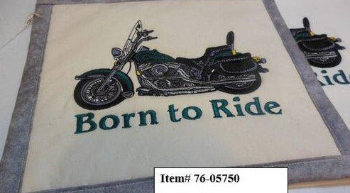 Born to Ride Towel & Potholder Set