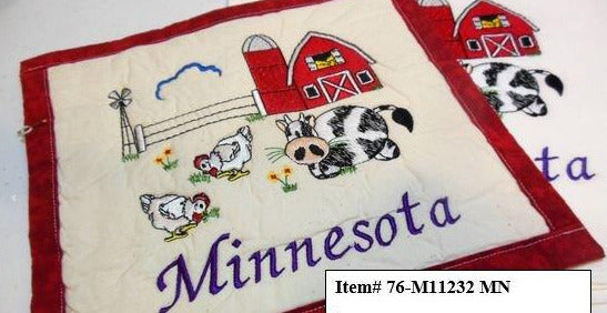 Minnesota Farm Towel & Potholder Set