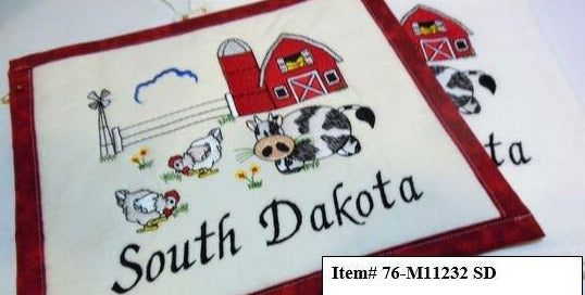 South Dakota Farm Towel & Potholder Set