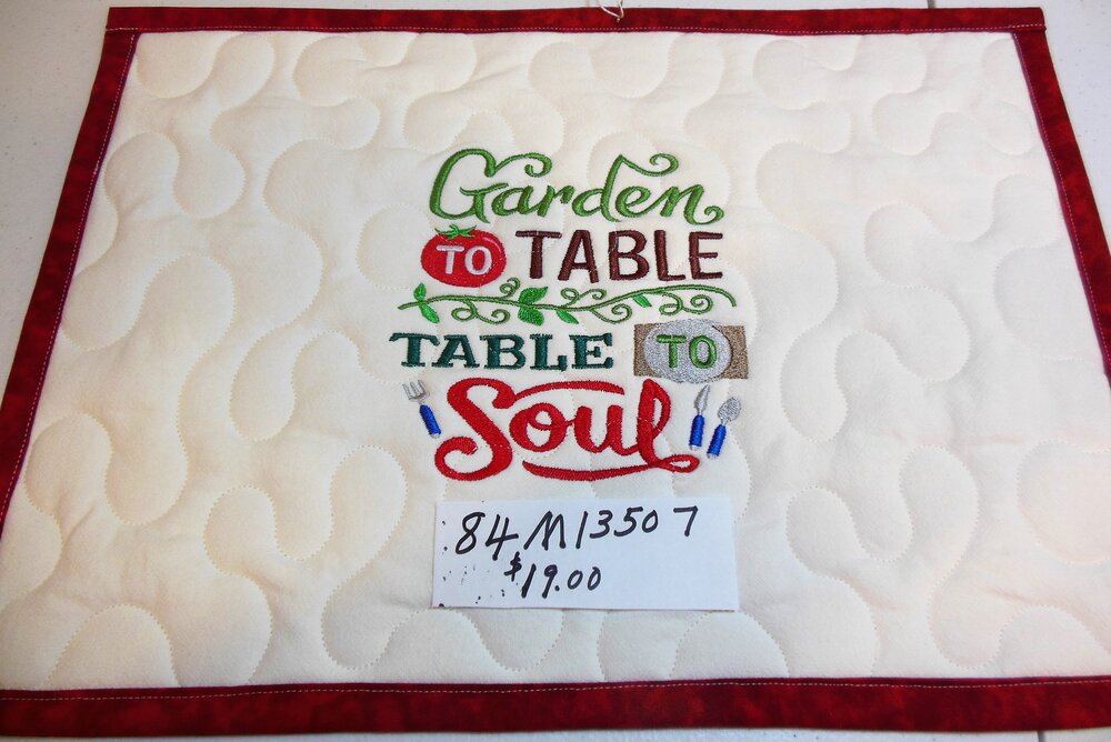 Garden To Table Place Mat