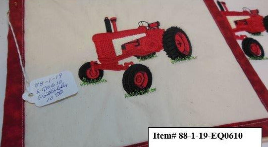 Tractor10 Towel & Potholder Set