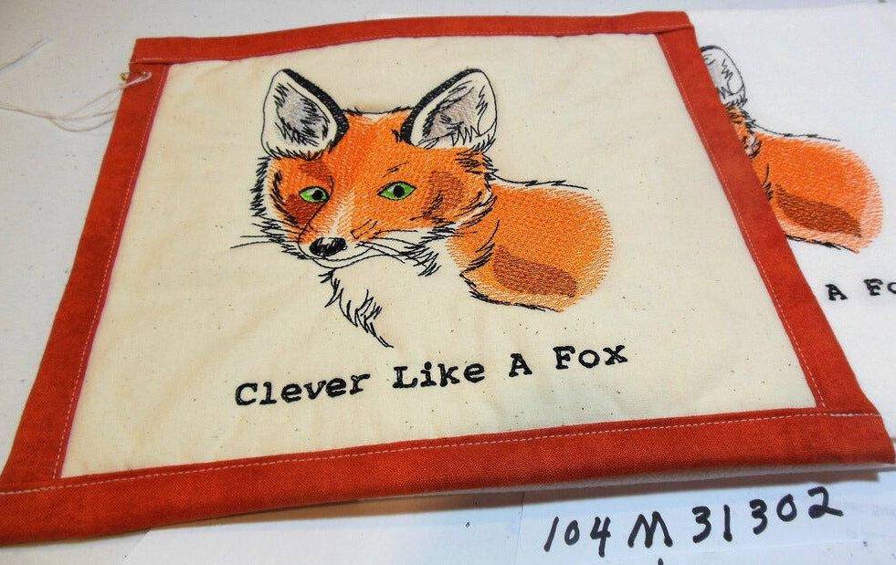 Clever Like a Fox Towel & Potholder Set