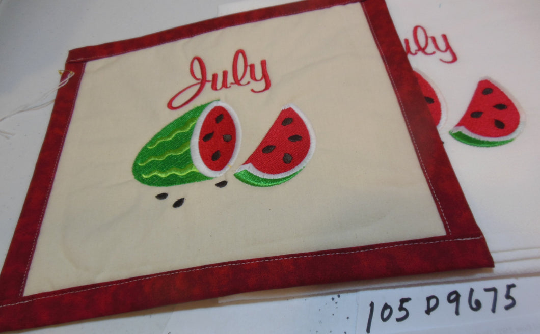 July Towel & Potholder Set