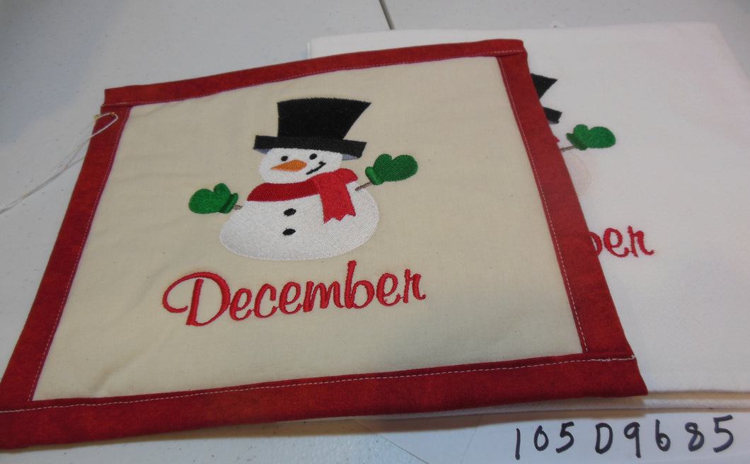 December Towel & Potholder Set