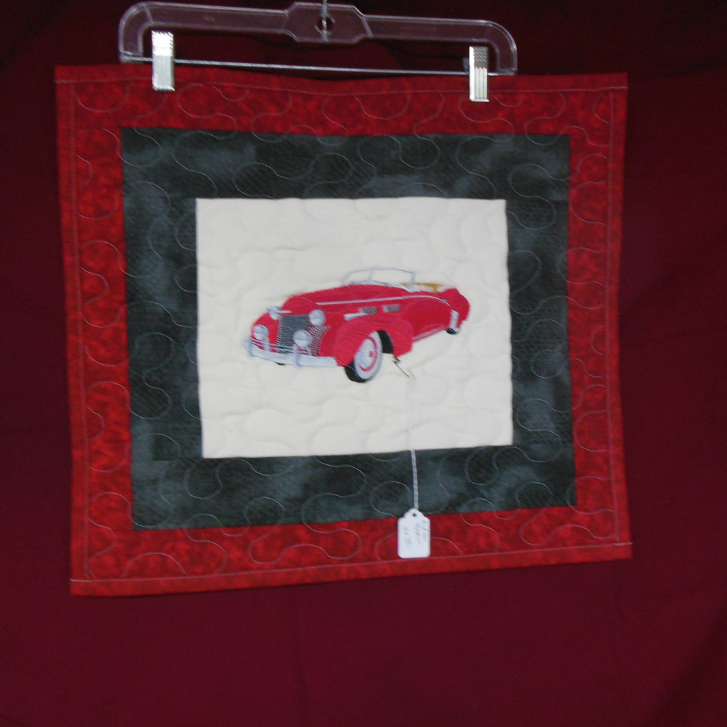 Red Car Table Topper