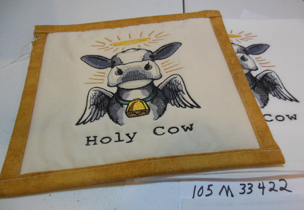 Holy Cow Towel & Potholder Set