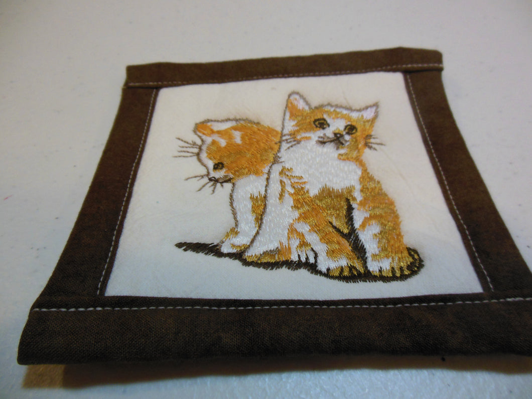Two Cats Coaster