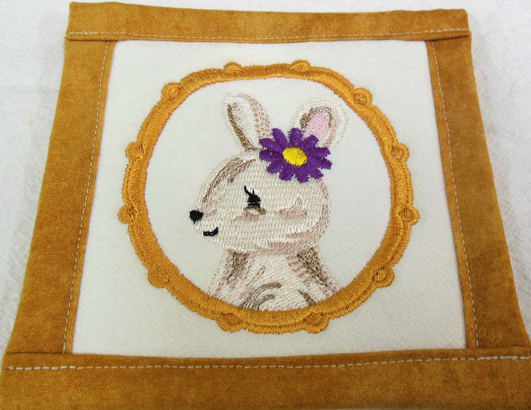 Bunny Cameo Coaster