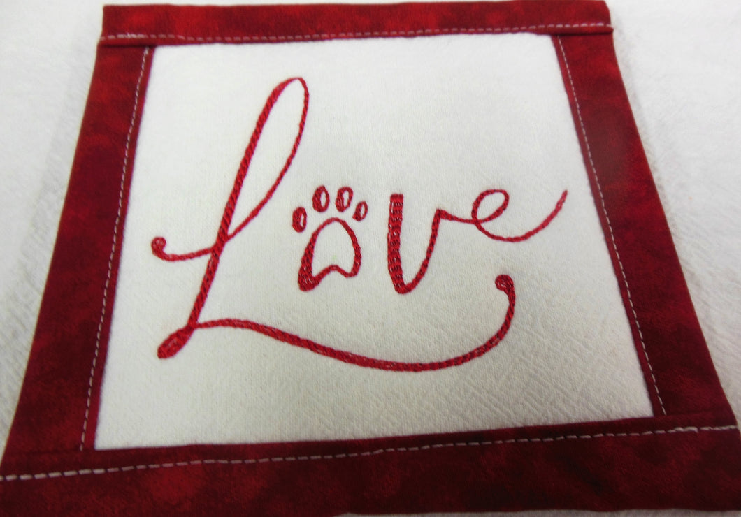 Love for animals Coaster