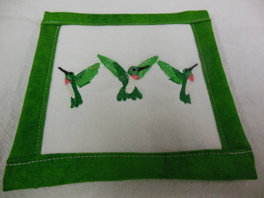 Hummingbird Trio Coaster