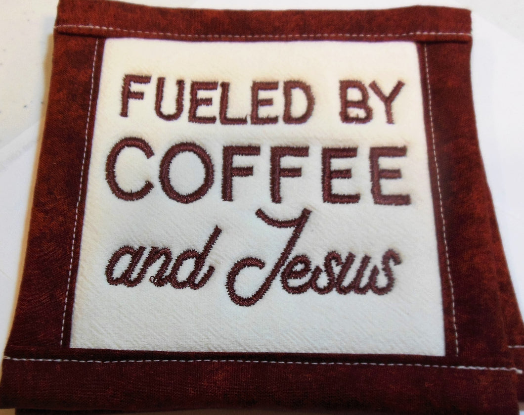 Fueled with coffee and Jesus Coaster