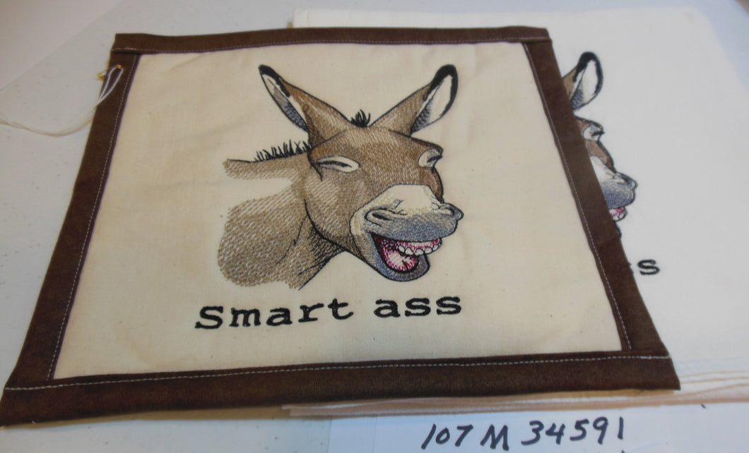 Smart A** Donkey Towel & Potholder Set