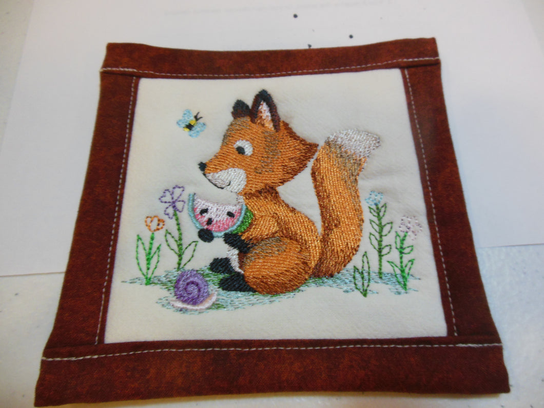 Picnic Party Fox Coaster