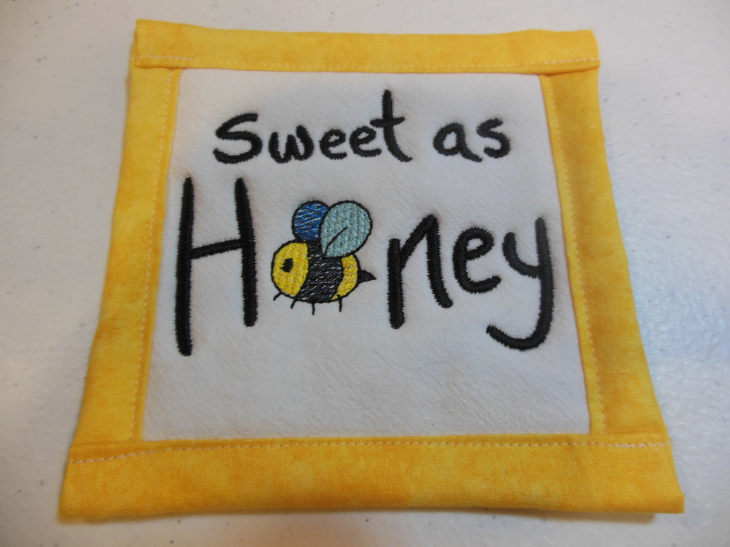 Sweet as honey bee Coaster