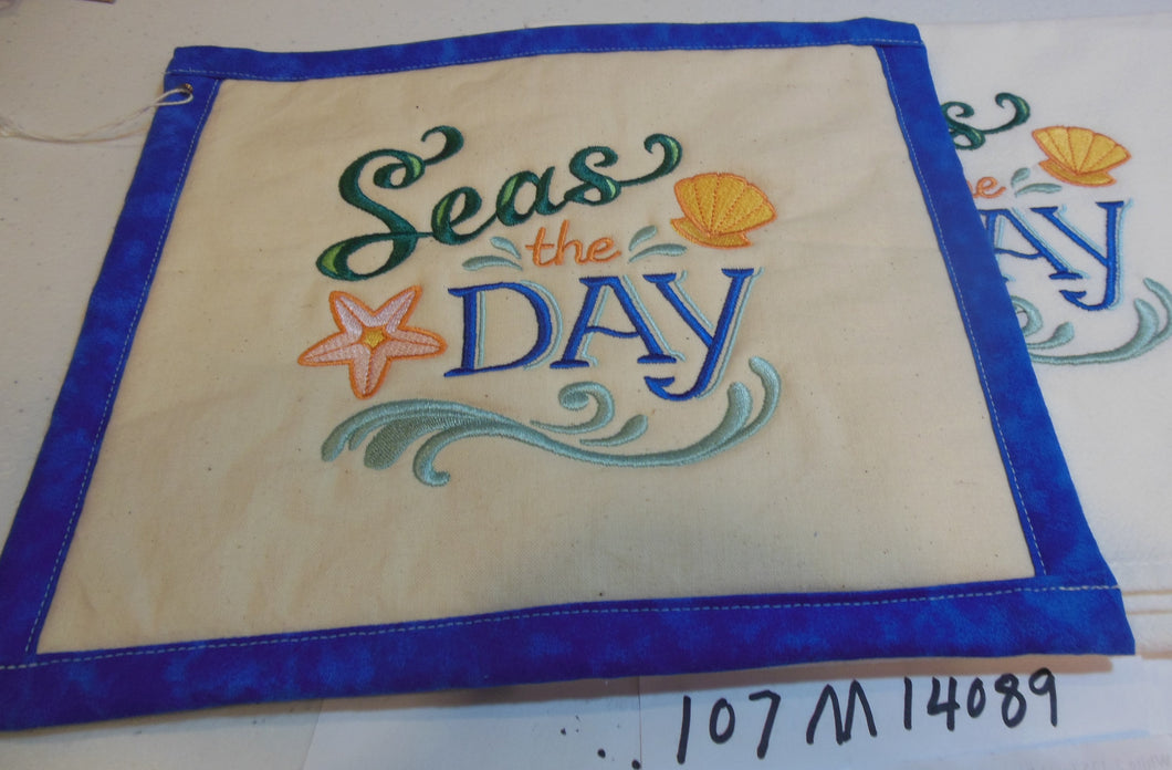 Seas the day Towel & Potholder Set