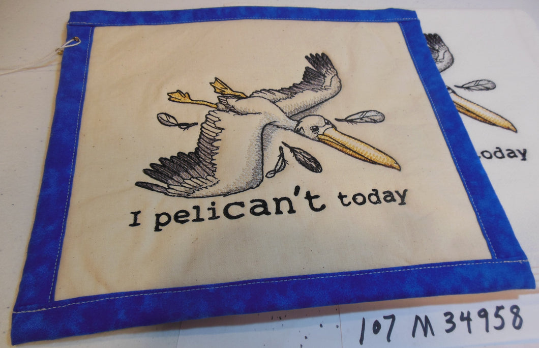 I pelican't today Towel & Potholder Set