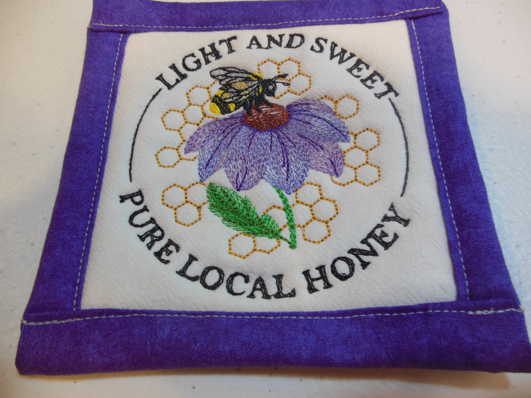 Light and Sweet honey bee Coaster