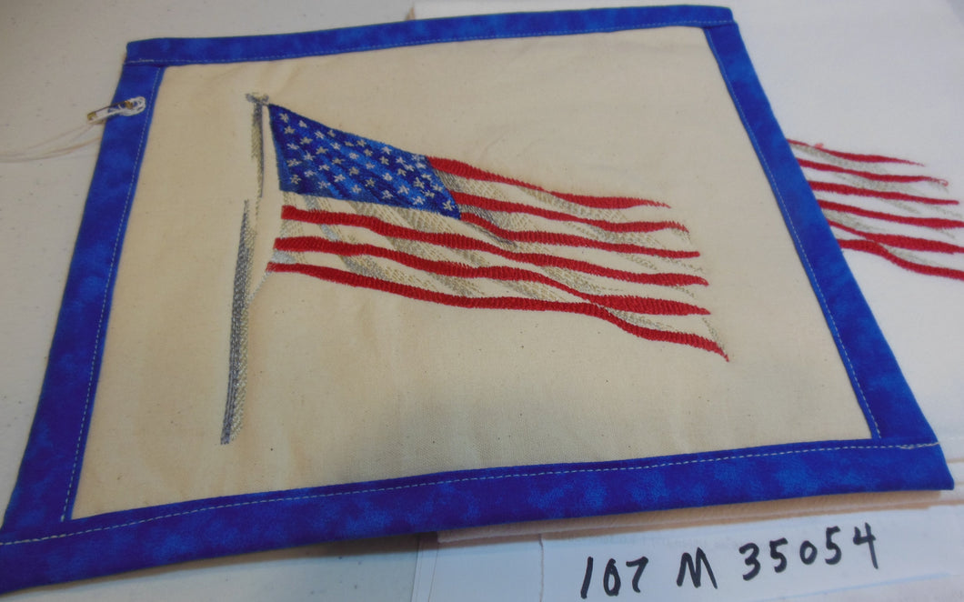 American Flag Towel & Potholder Set