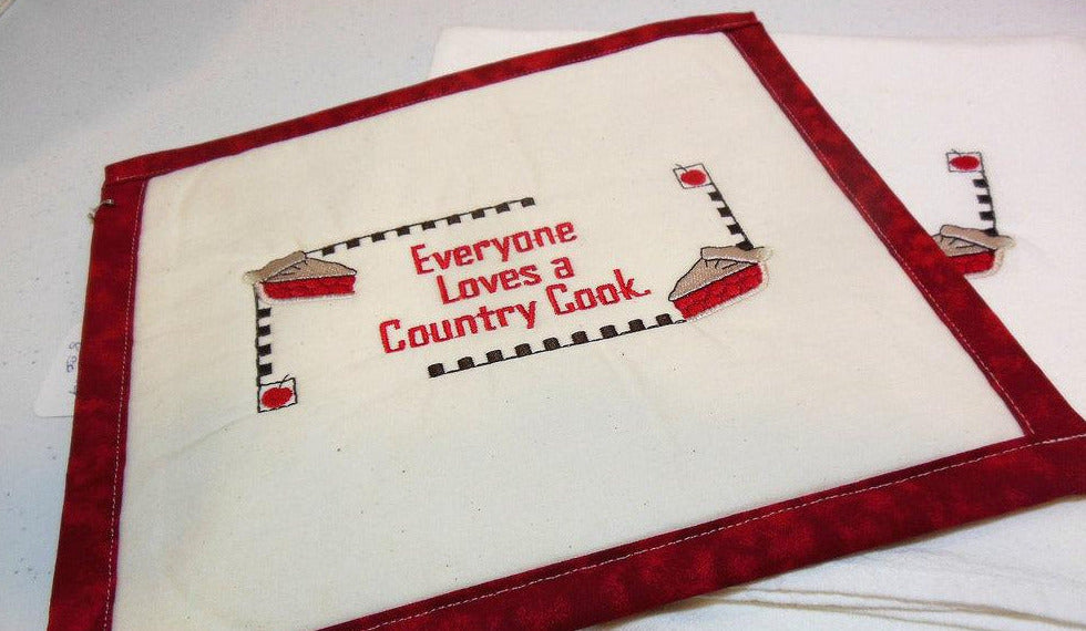 Everyone Loves A Country Cook Towel & Potholder Set