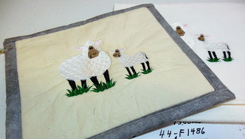 Sheep Towel & Potholder Set