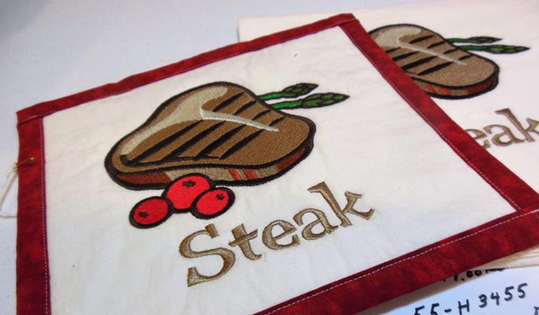 Steak Towel & Potholder Set