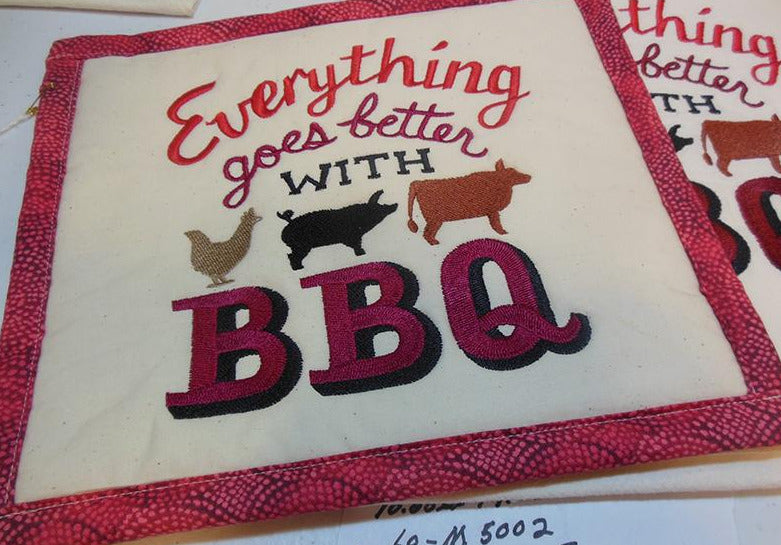 Everything Goes with BBQ Towel & Potholder Set