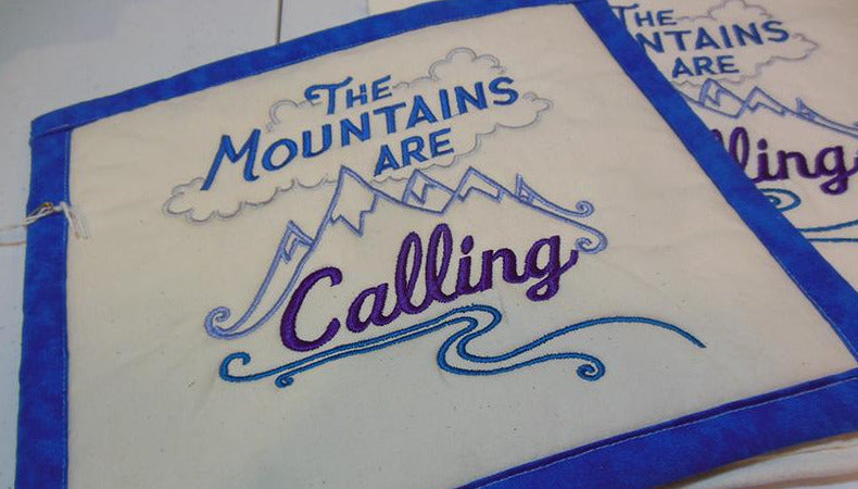 Mountains are Calling Towel & Potholder Set
