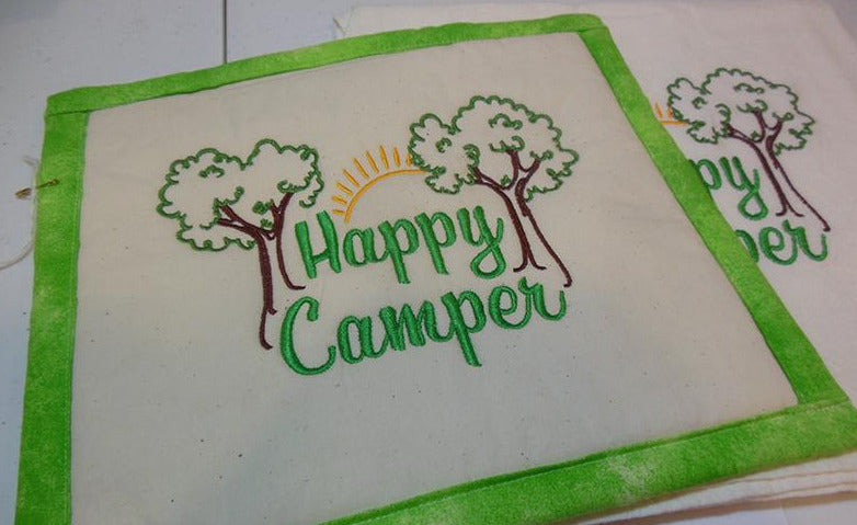 Happy Camper Towel & Potholder Set