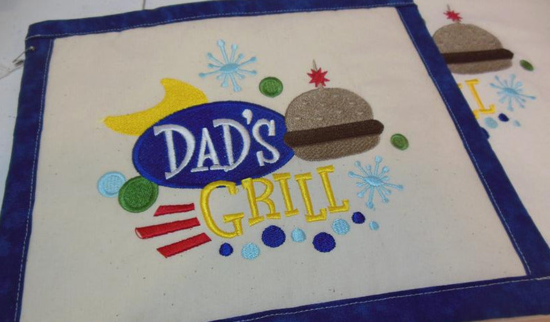 Dad's Grill Towel & Potholder Set
