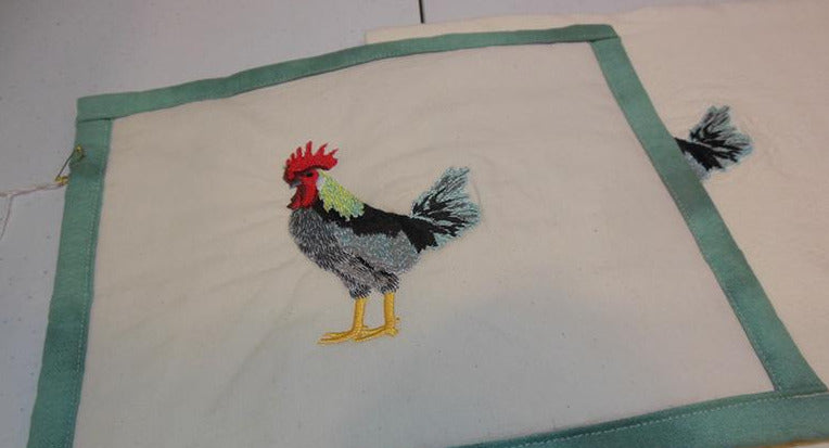 Rooster Towel & Potholder Set