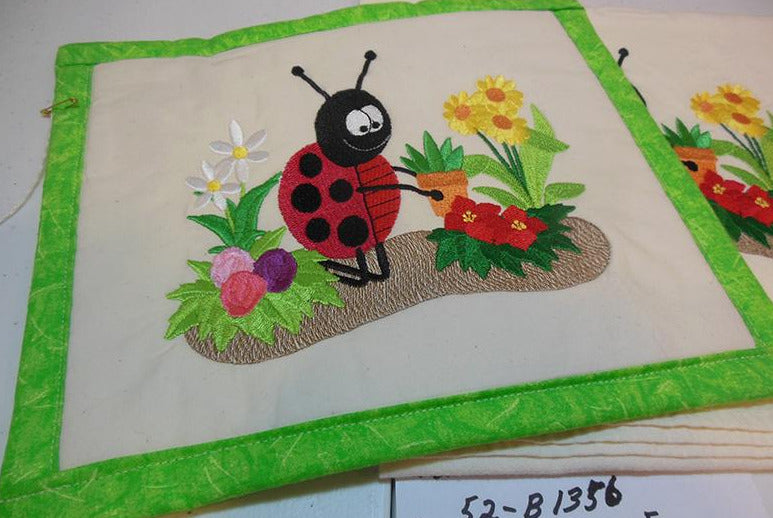 Lady Bug Planting Towel & Potholder Set