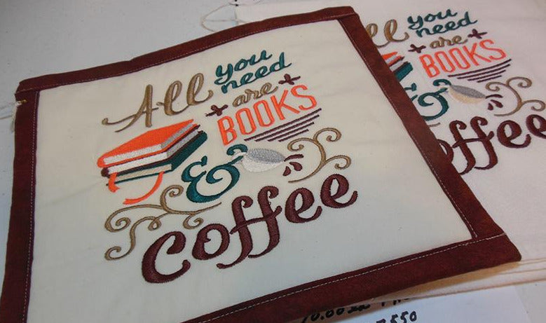 All You Need are Books & Coffee Towel & Potholder Set