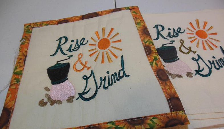 Rise & Grind Towel & Potholder Set
