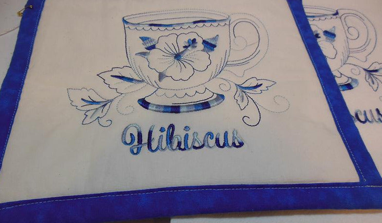 Hibiscus Tea Towel & Potholder Set