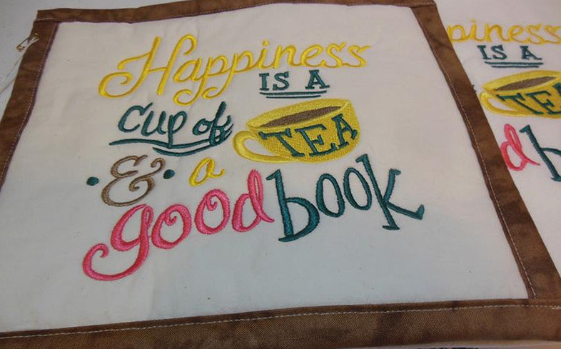 Happiness is a Cup of Tea Towel & Potholder Set