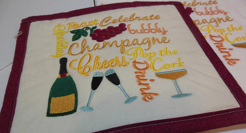 Cheers Towel & Potholder Set