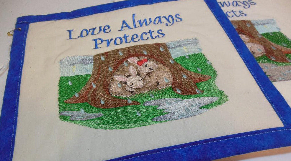 Love Always Protects Towel & Potholder Set