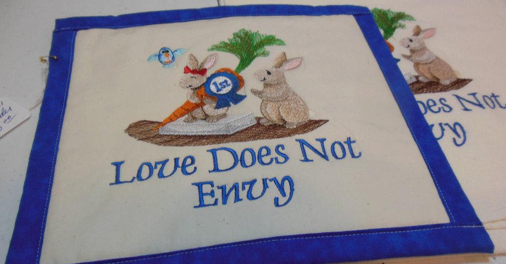 Love Does Not Envy Towel & Potholder Set