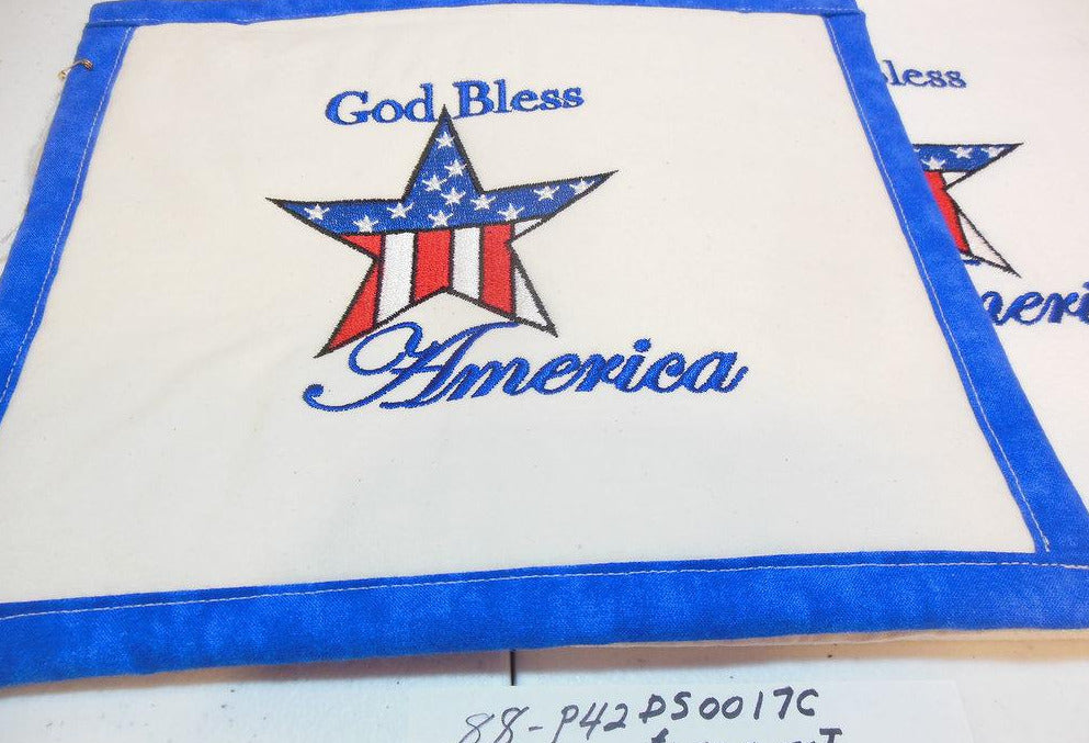 God Bless America 2 Towel & Potholder Set